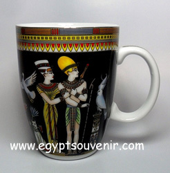 Egyptian Porcelain Mug PORM08