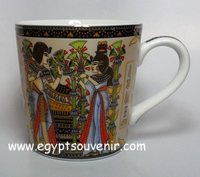Egyptian Porcelain Mug  PORM18