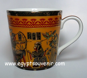 Egyptian Porcelain Mug PORM19