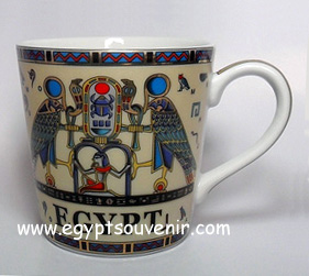 Egyptian Porcelain Mug PORM23
