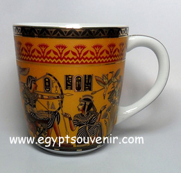 Egyptian Porcelain Mug PORM25