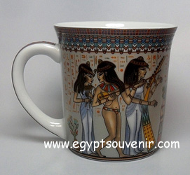 Egyptian Porcelain Mug PORM33