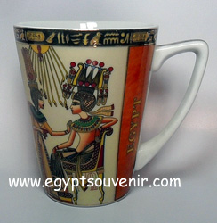 Egyptian Porcelain Mug PORM12