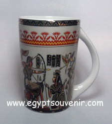 Egyptian Porcelain Mug PORM06