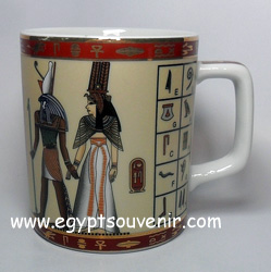 Egyptian Porcelain Mug  PORM39