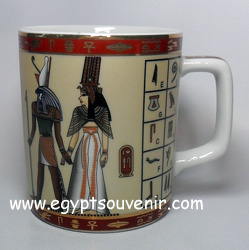 Egyptian Porcelain Mug PORM39
