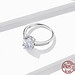 Pure Clear Love Silver Ring, Sterling 925 Silver Ring
