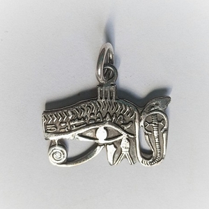 Horus Eye Silver Pendant Handmade Silver Jewelry